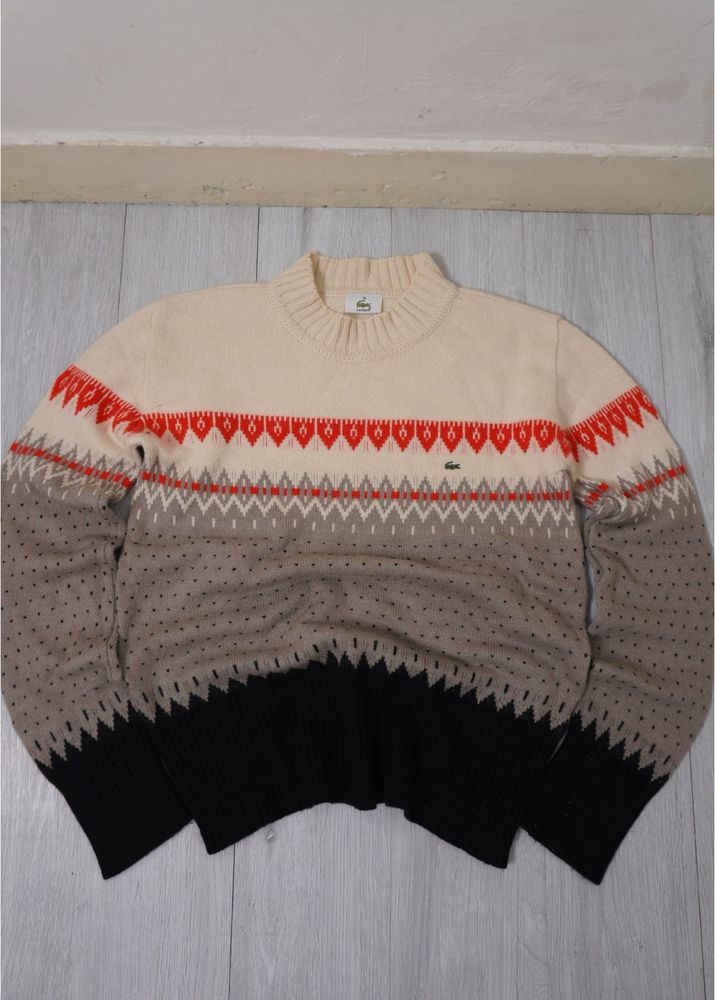 Lacoste Patterned Sweater