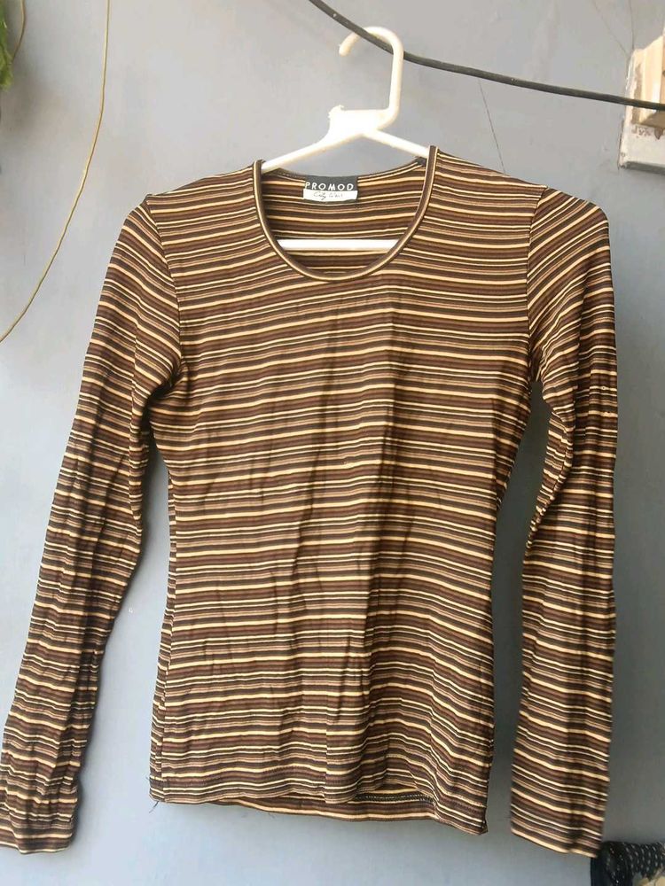 Striped Long Sleeve Top