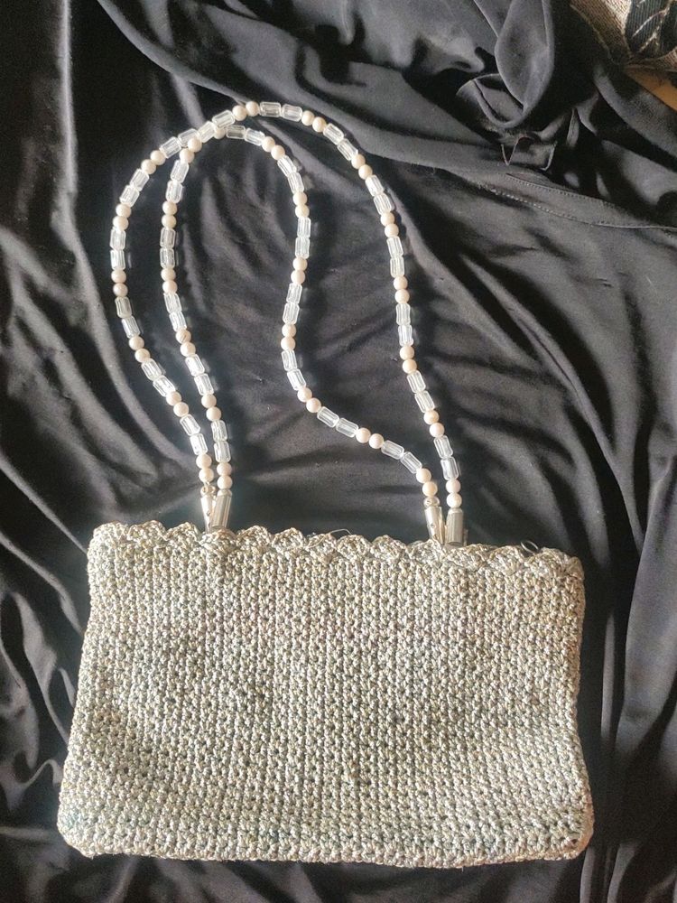 Crochet Bag Party Wear Clutch..