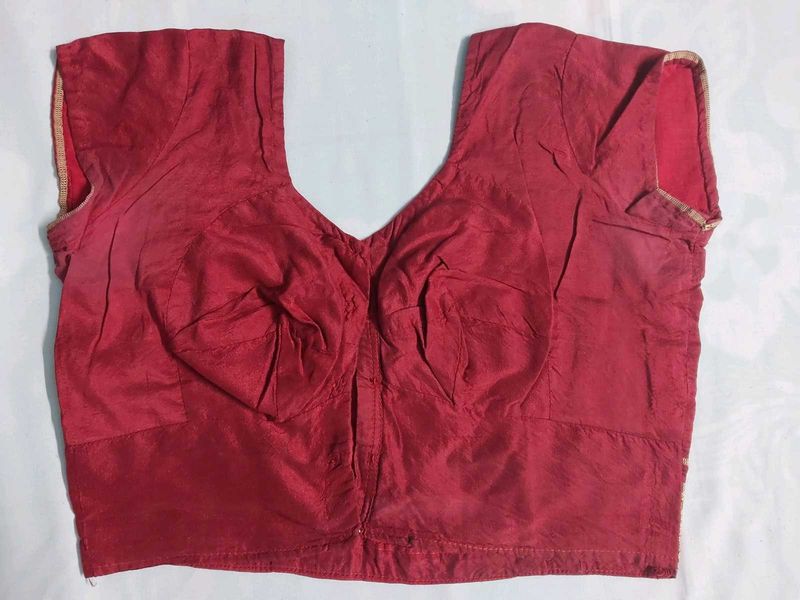 Maroon Readymade Blouse