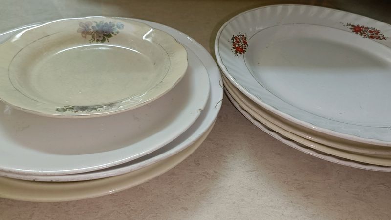 Food Glass 8 Plates