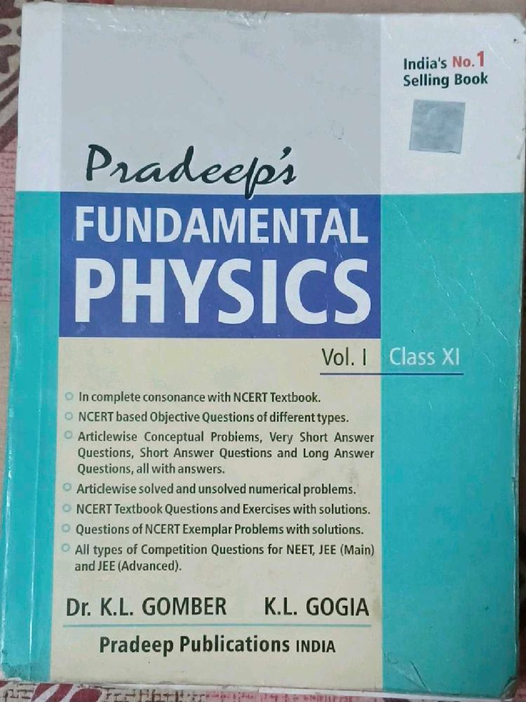 PRADEEP PHYSICS CLASS 11  VOL1&amp;2