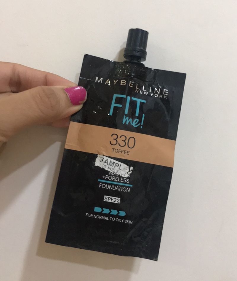 [SAMPLE]Maybelline New York FIT ME 330 Toffee Shade Foundation