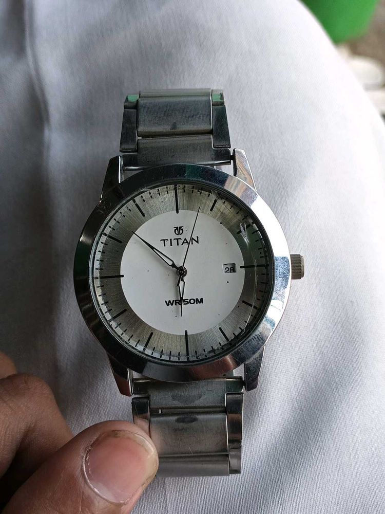 Titan Wrist Watch - Silver Tone