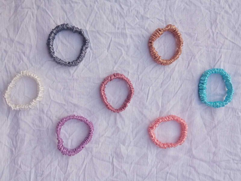 Scrunchies Silk Hair Rubber Band