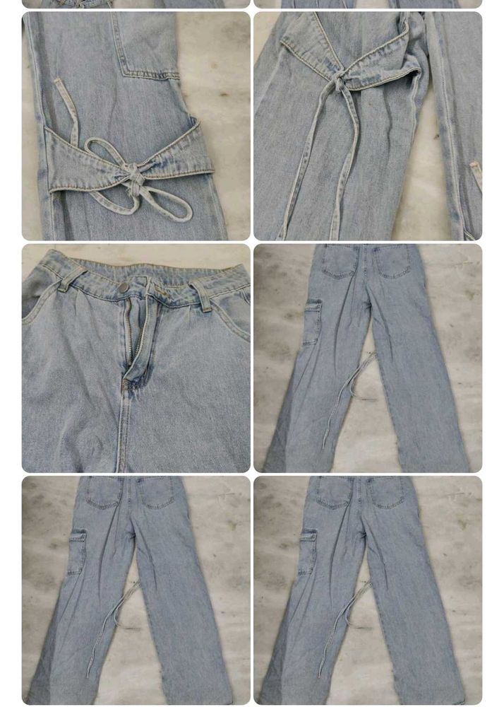 bow lace jeans for women