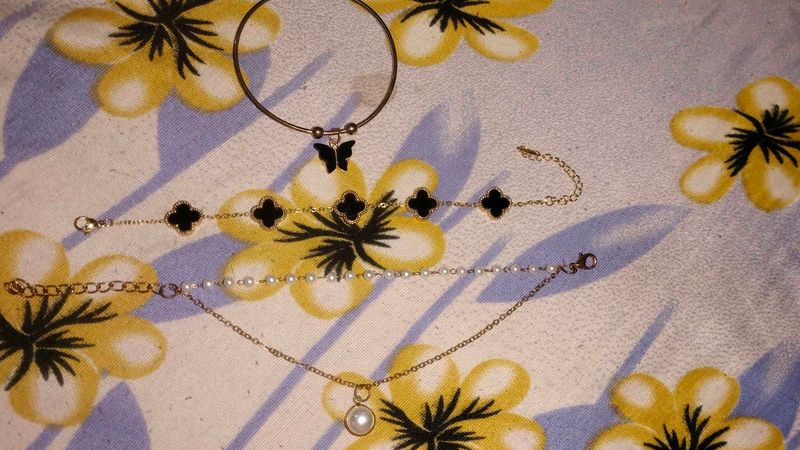 Elegant Gold-Tone Bracelet Set