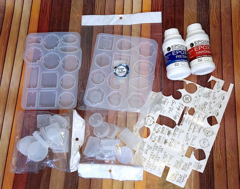 Rakhi Moulds, Sticker And Resin 3:1150ml