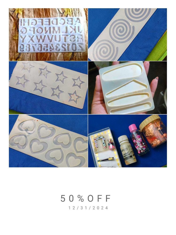 Resin Beautiful 5 Moulds