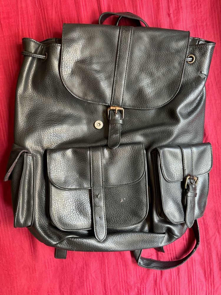 Aldo Original leather backpack unisex