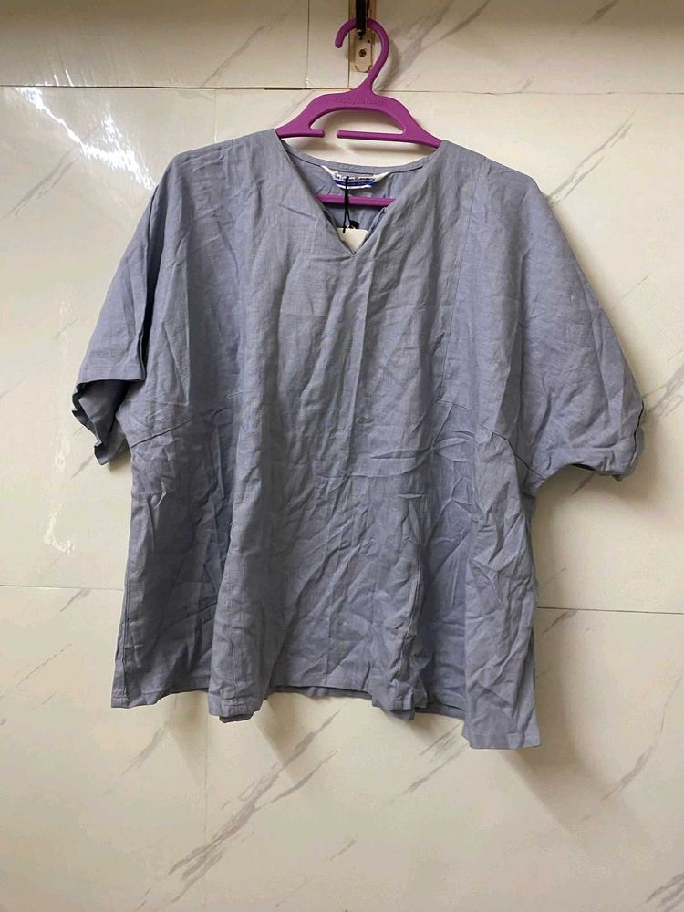 Grey Kaftan Top – 3XL