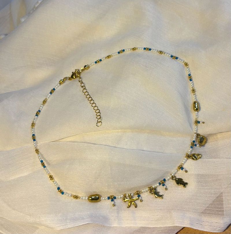 Beaded Charm Necklace