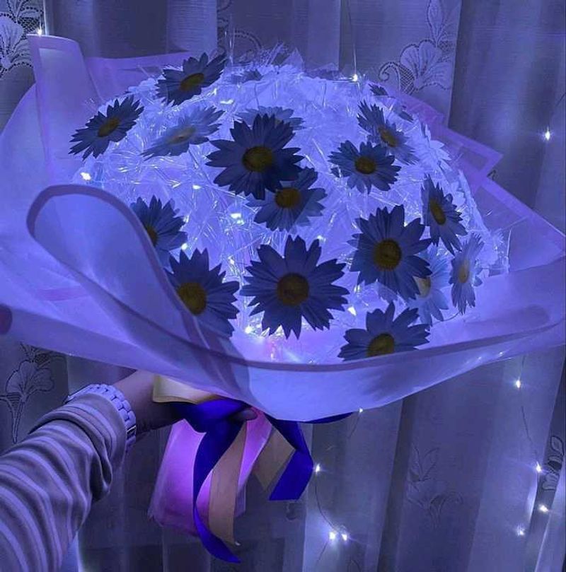 Viral Bouquet With Fairy Lights ⚡🌷🐣