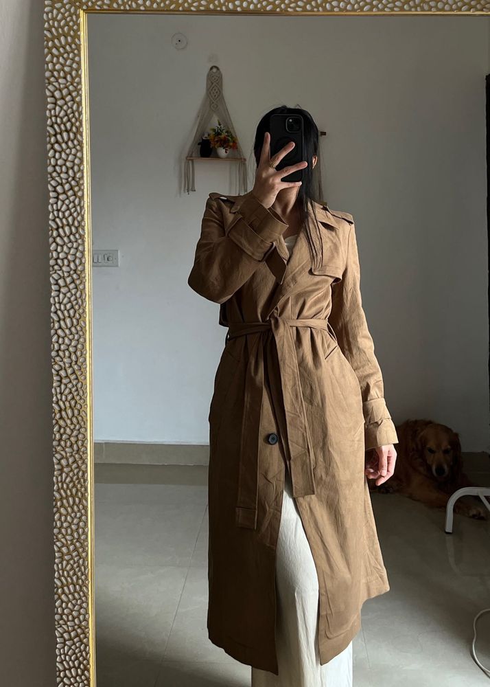 Blumin Beige Classic Trench Coat