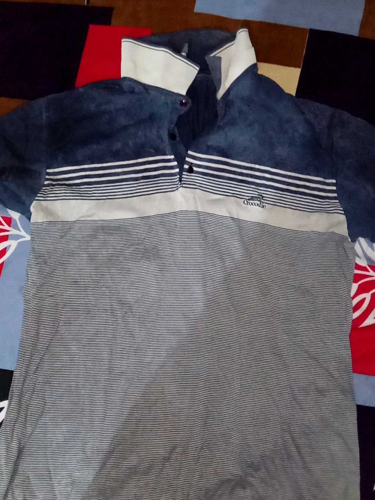 Striped Polo T-Shirt