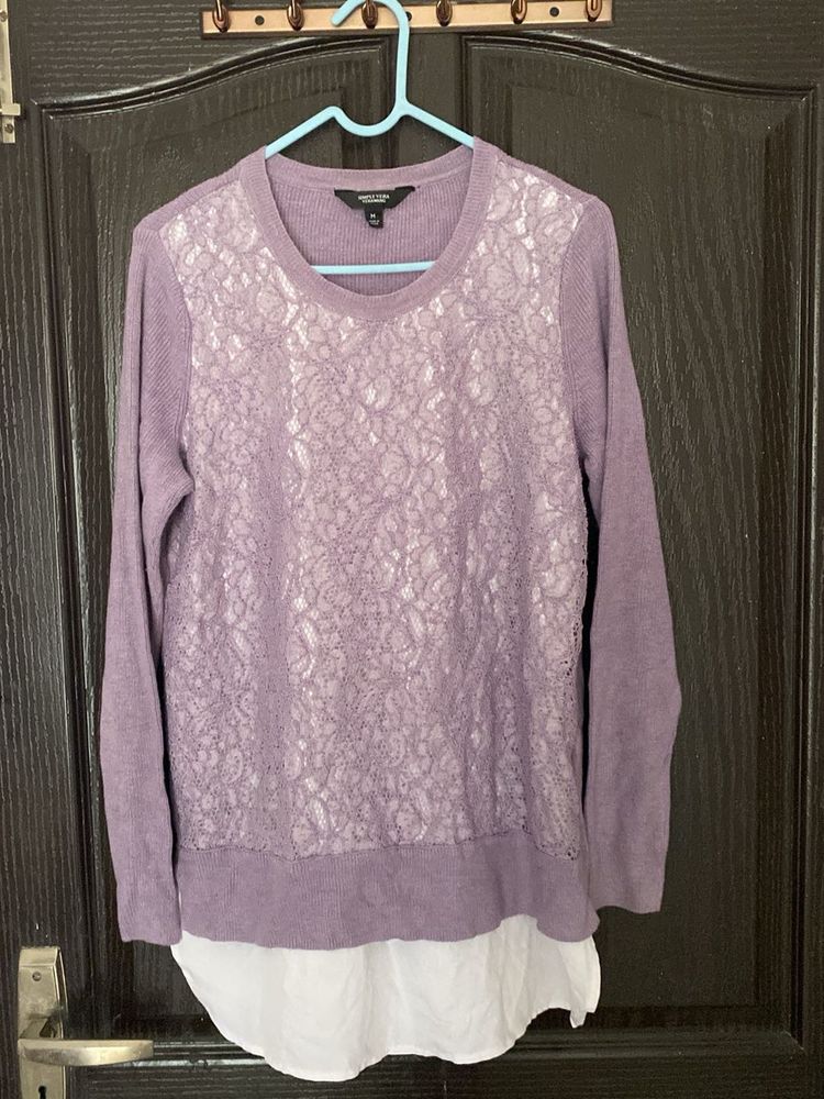 Lace Detail Top