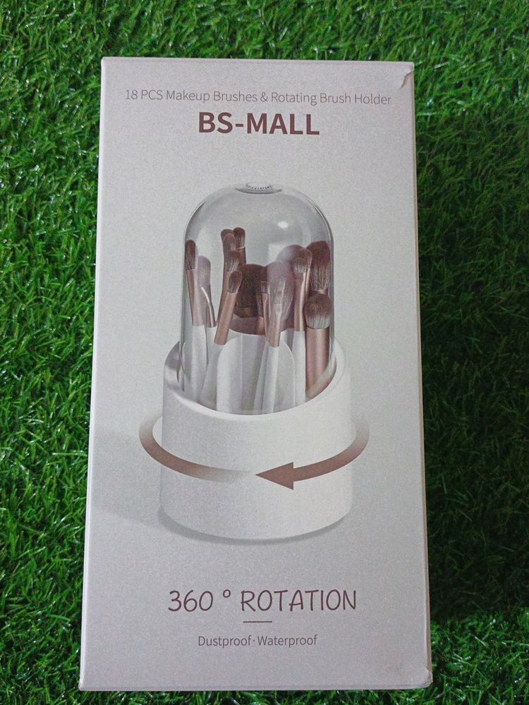BS-MALL 360° Rotation ,Dustproof And Waterproof Professional Makeup Brushes