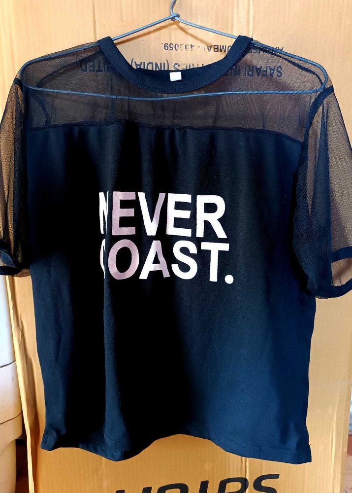 Black Graphic t-shirt /top