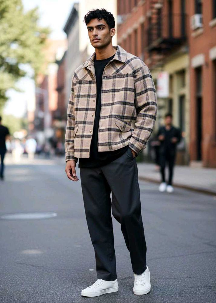 Plaid Western Jacket