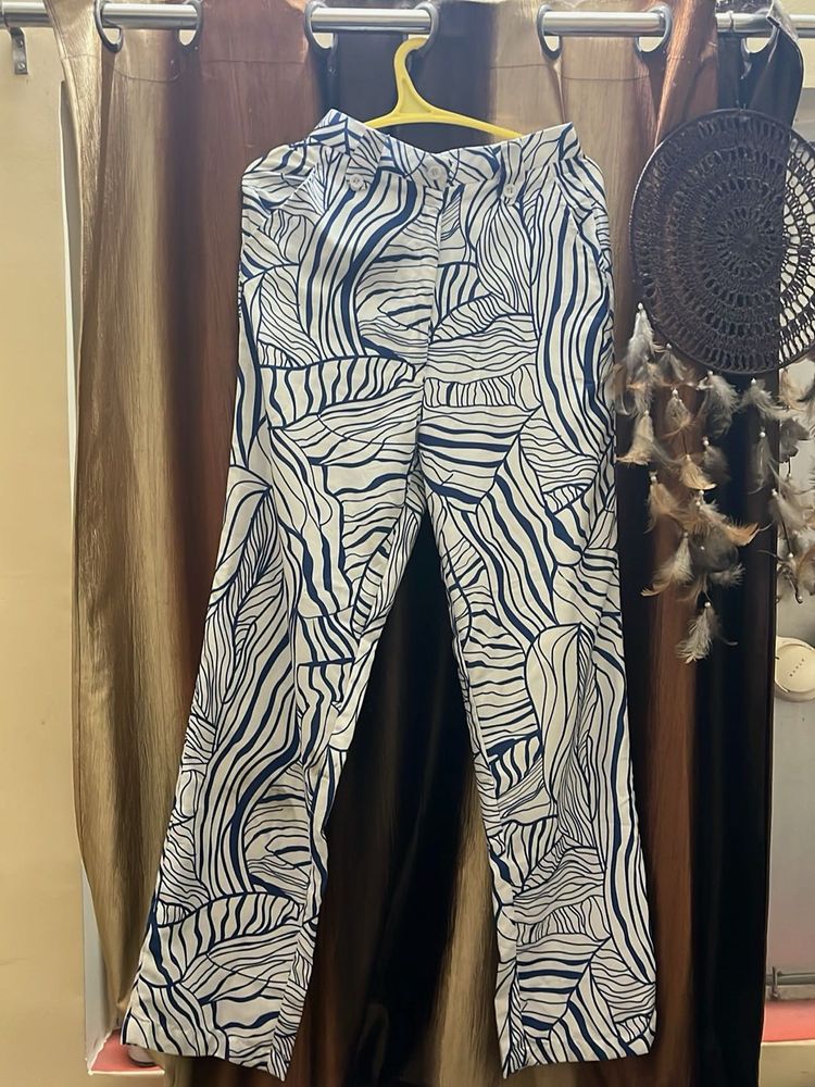 Patterned Casual Pants