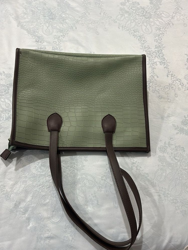 Green Tote Bag