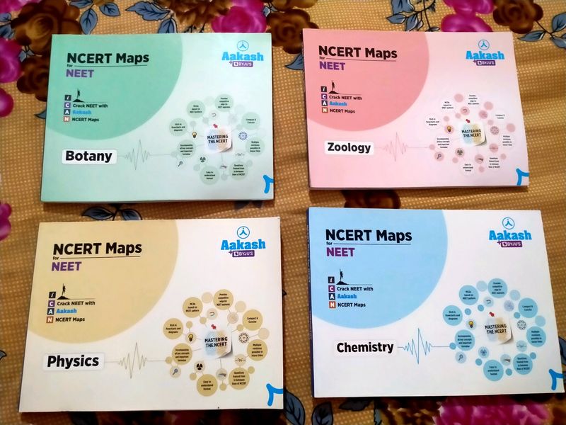 Aakash NCERT Maps For NEET ( Botany , Zoology, Physics And Chemistry) It Includes Mcqs For More Practice And The Important Lines Extracted From NCERTs