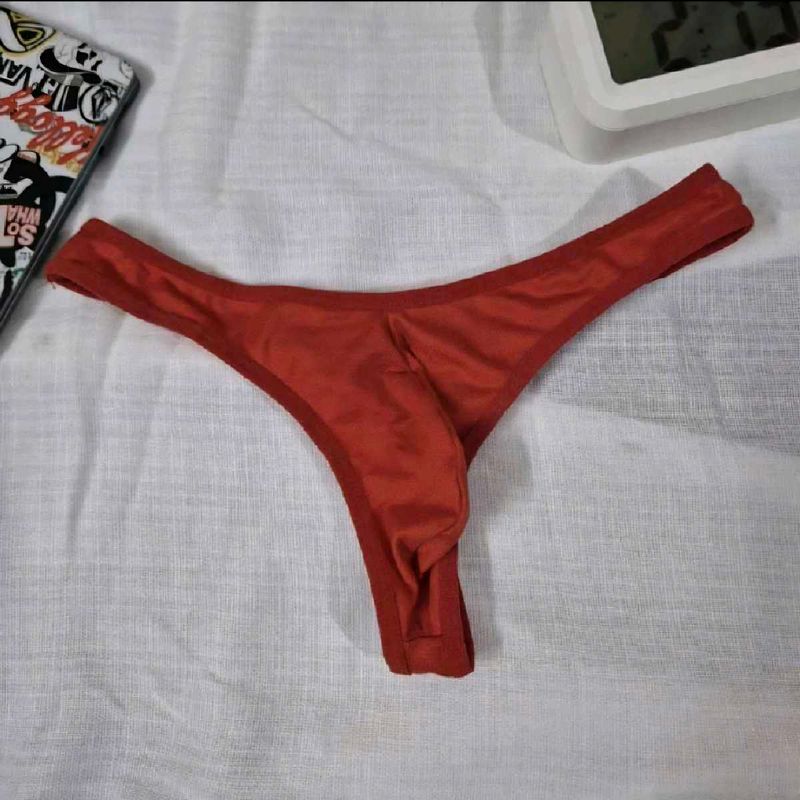 Mens Red Thong.