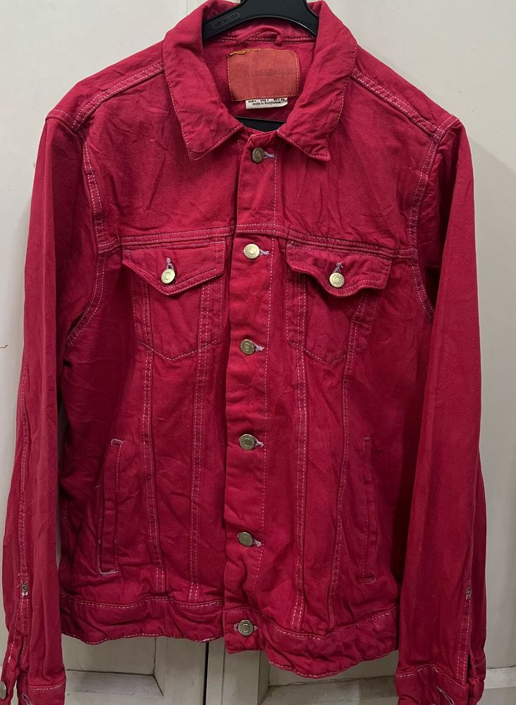 Red Denim Jacket