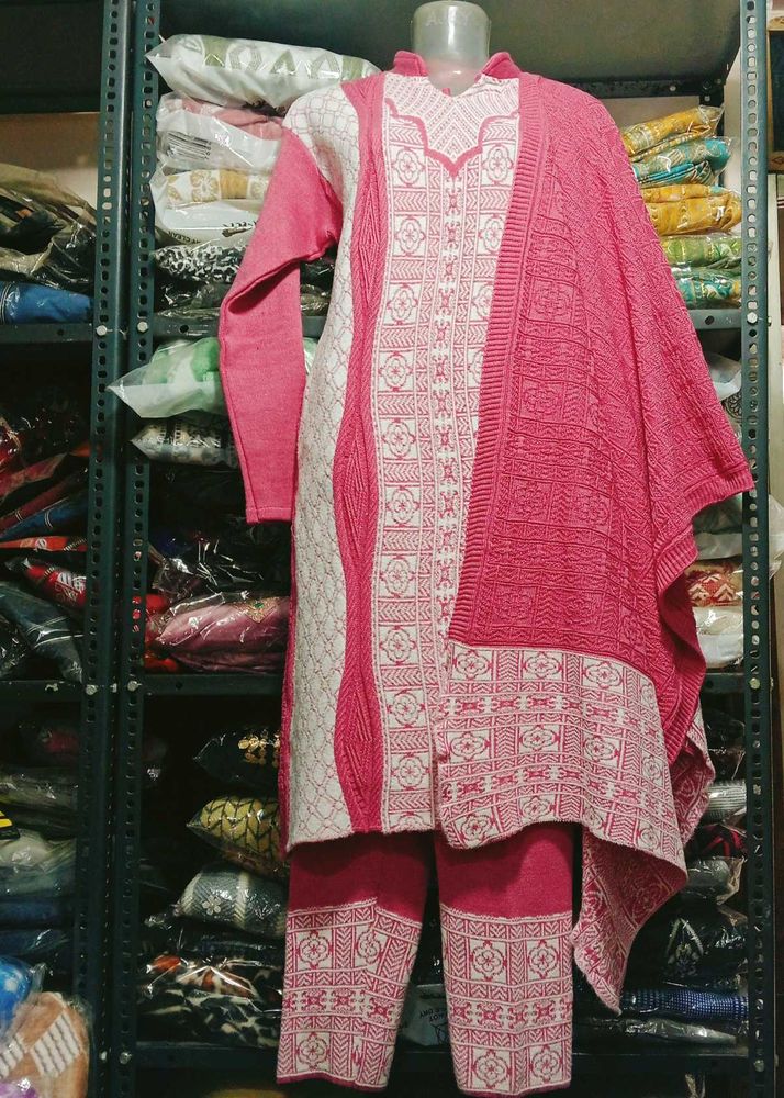 Woolen Kurti Set