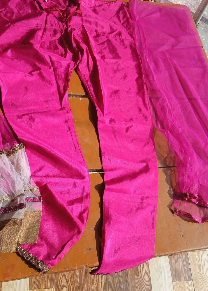 Pink Kurta Set &amp; Dupatta