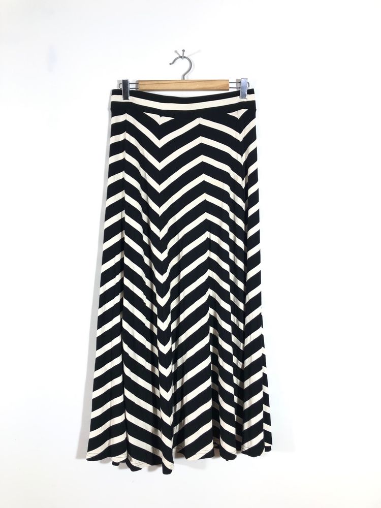 Black&amp;White Printed Skirt(Women’s)