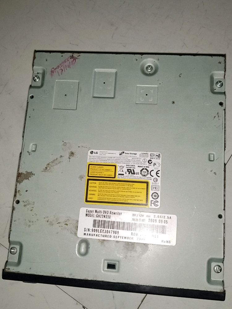 LG Super Multi DVD Rewriter MODEL:GH22NS50