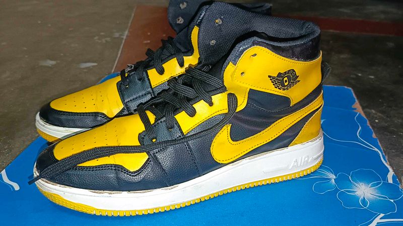 Yellow &amp; Black Sneakers