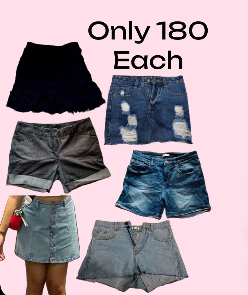 Y2k Summer Collection Skirts And Shorts