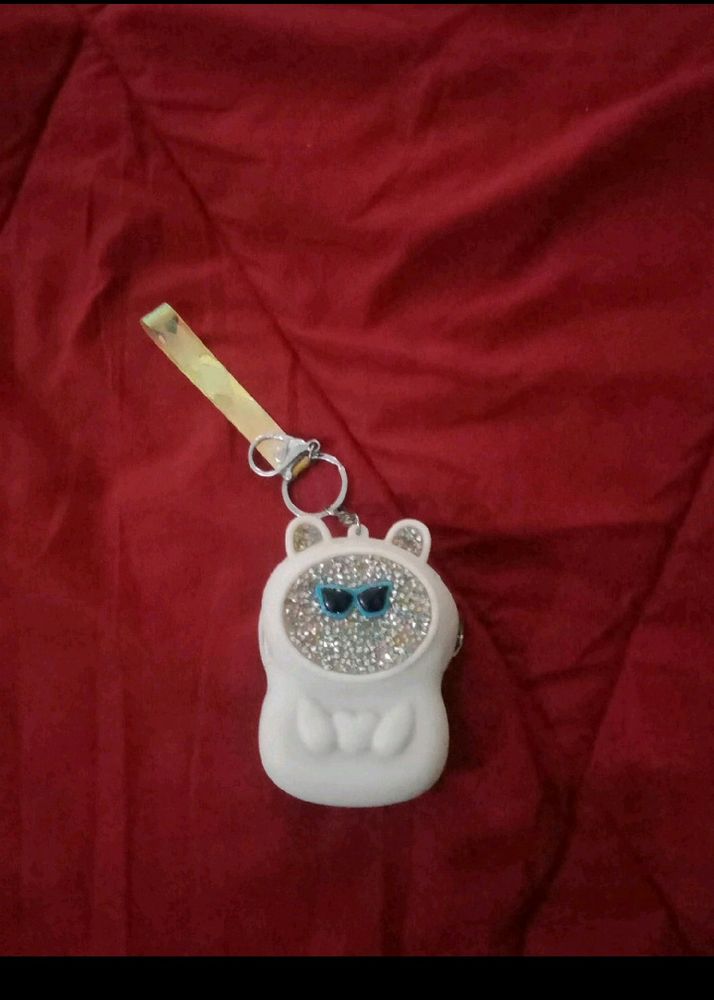 Miniso Purse Keychain with Mini Shampoo (Pack Of 2)