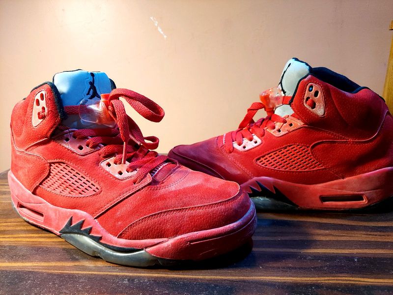✨️ Imported Nike Air Jordan Retro 5 Red 1st Copy