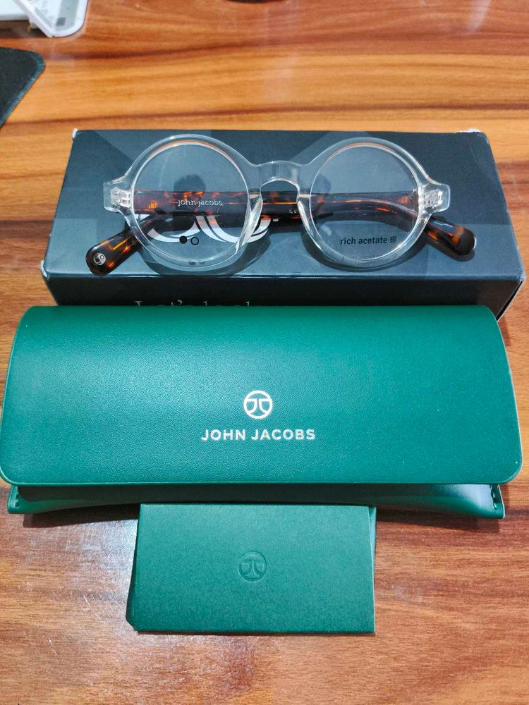 Transparent TortoiseFull Rim Round John Jacobs