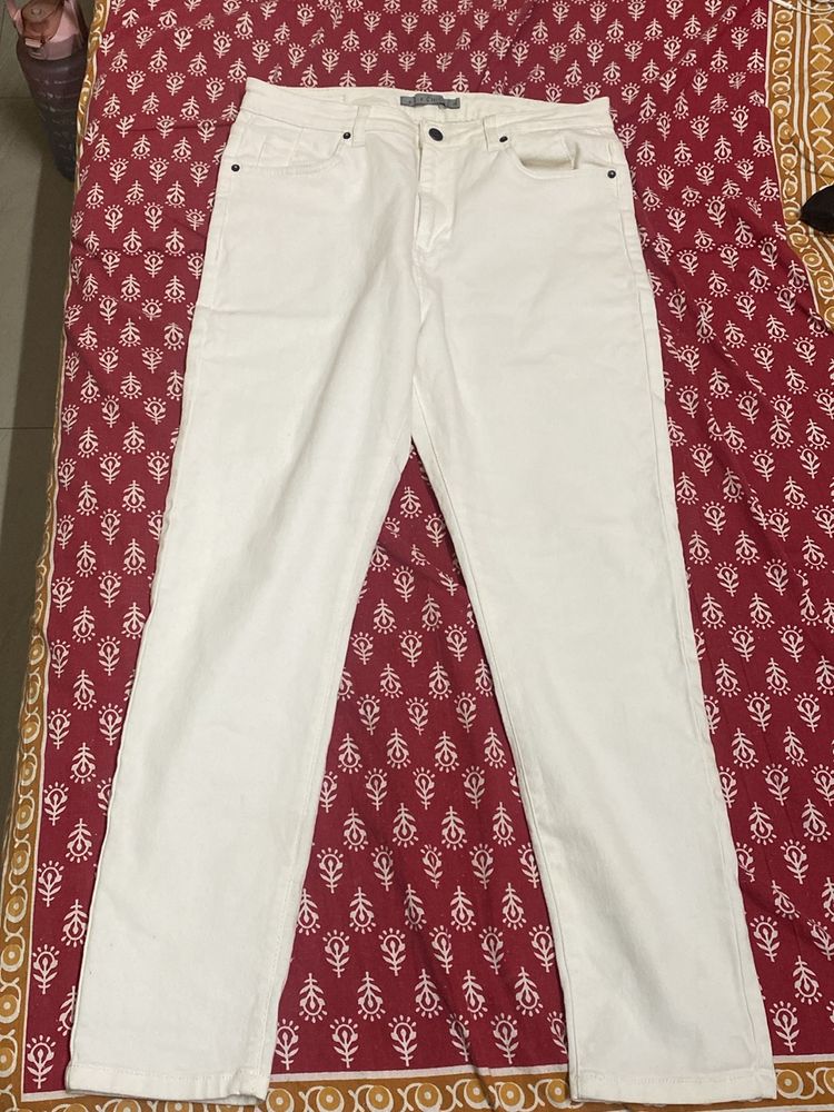 Off White Denim Jeans