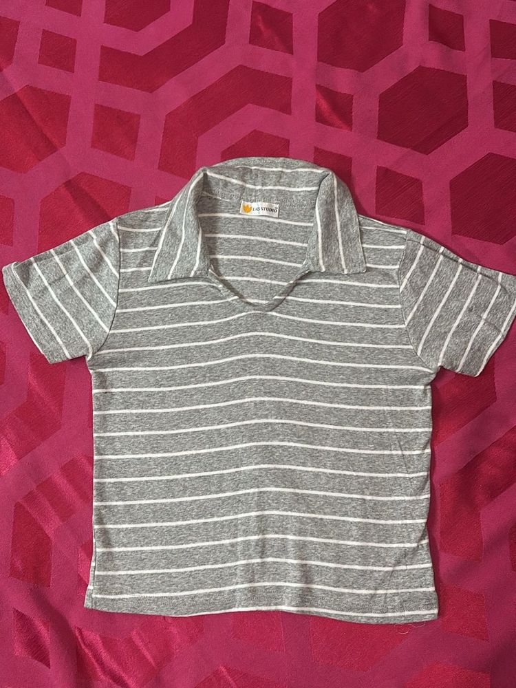 Striped Polo Shirt