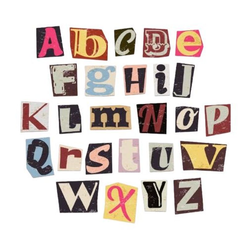 Popular Letter Stickers