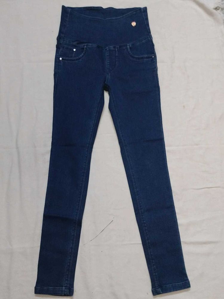 High Waisted Denim Jeans