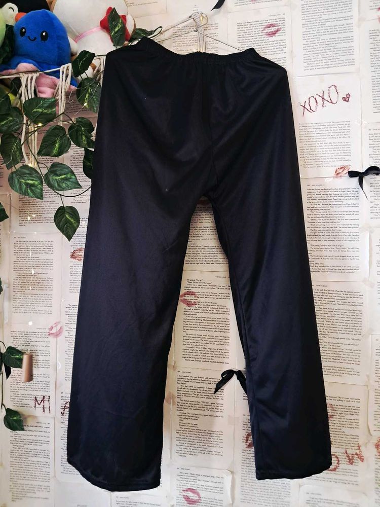 Black And White Wide Leg Pants