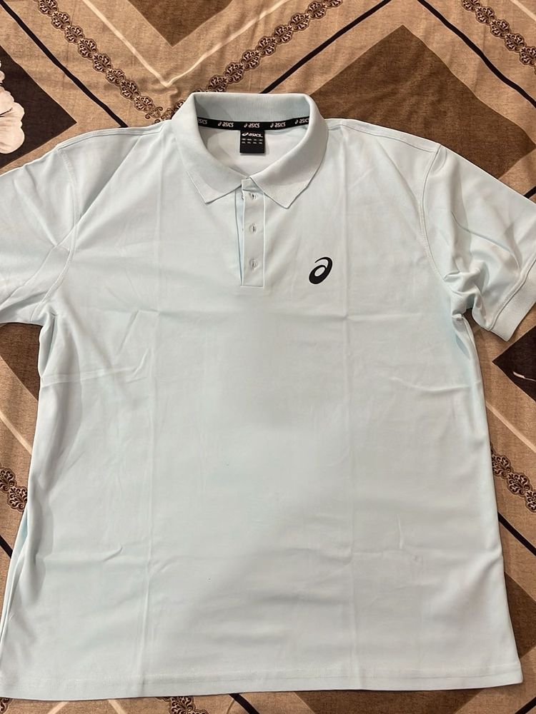 ASICS Polo Shirt - Light Blue