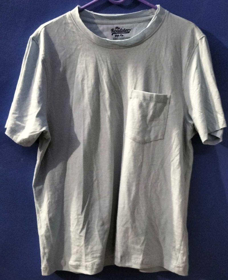 Round Neck Tshirt Light Blue