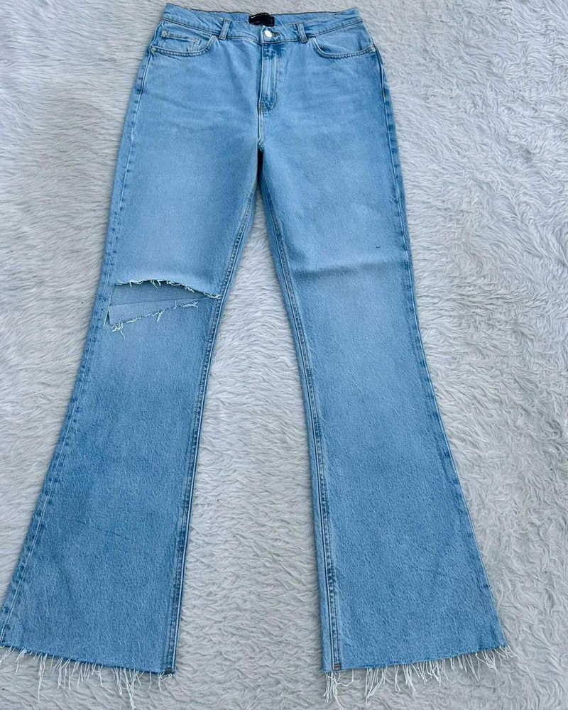 High Waisted Denim Jeans