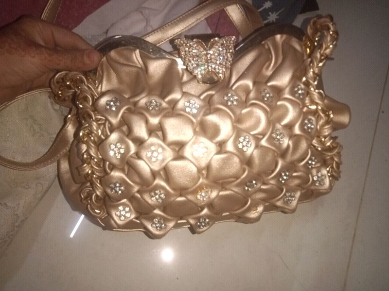 Golden Wedding Purse