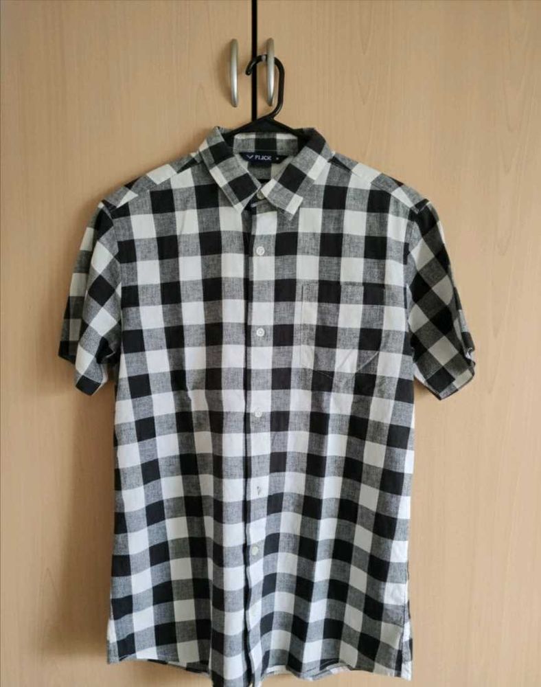 Checked Short Sleeve Shirt