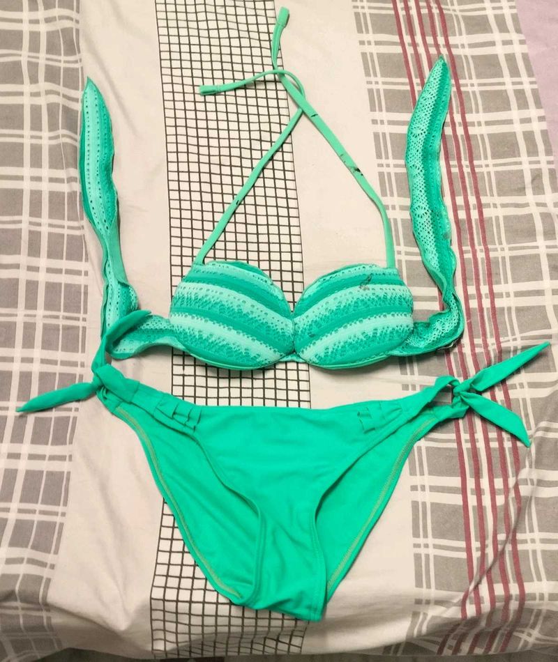 Green Bikini Two Piece