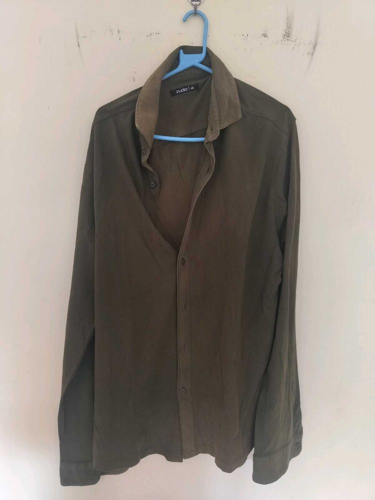 Olive Green Shirt