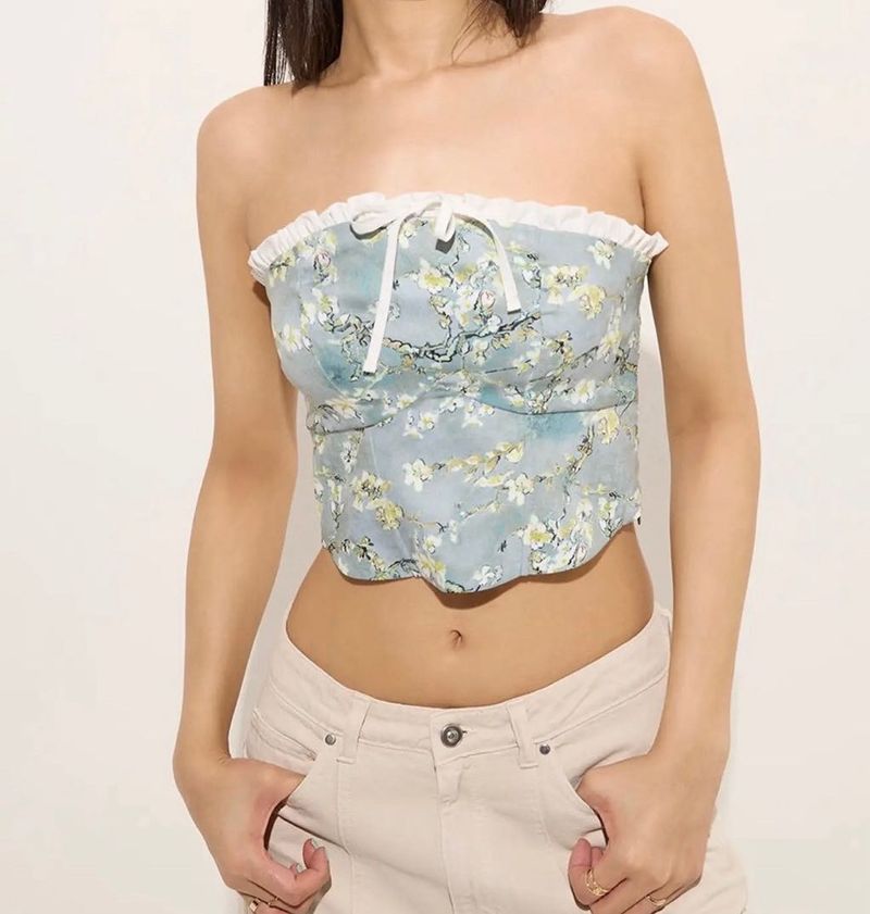 Floral Corset Top